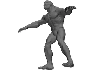Monster 3D Model preview