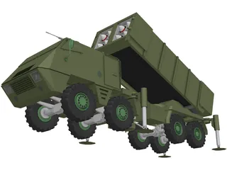 Avibras ASTROS III 3D Model preview