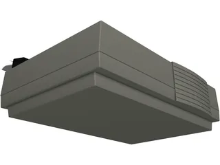 Dot matrix printer 3D Model preview