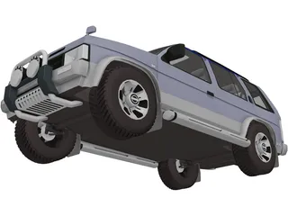 Nissan Terrano 3D Model preview