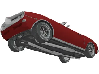 Pontiac Firebird Convertible 3D Model preview
