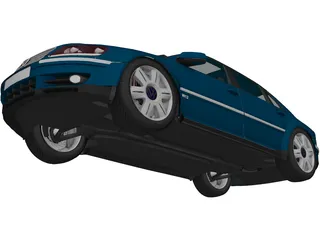Volkswagen Phaeton W12 3D Model preview