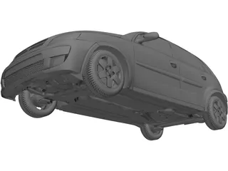 Opel Corsa 3D Model preview