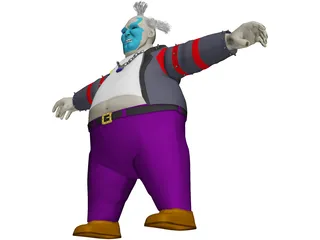 Spawn Evil Klown 3D Model preview