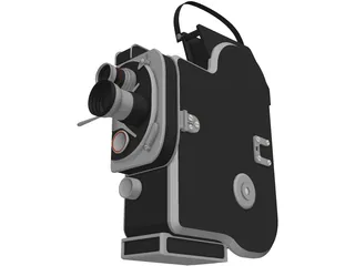 Camcorder Vintage 3D Model preview