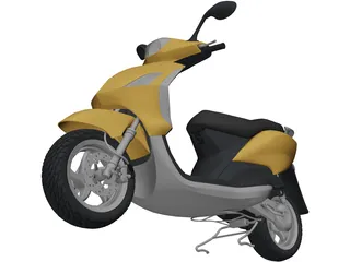 Scooter 3D Model preview
