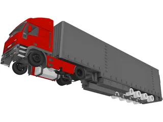 Iveco Eurotech 3D Model preview