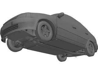 VAZ Lada Kalina 3D Model preview