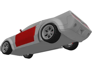 Ford Mustang [Tuned] 3D Model preview