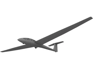 Schleicher ASK 21 Glider 3D Model preview