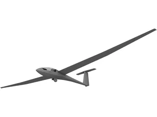 Schleicher ASW 20 Glider 3D Model preview