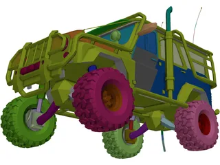 Jeep [Tuning] 3D Model preview