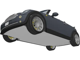 Mini Cooper Cabriolet 3D Model preview