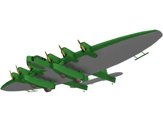 Kalinin K-7 Giant 3D Model preview