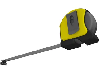 Retractible Tape Measure 3D Model preview