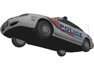 Ford Taurus Police 3D Model preview