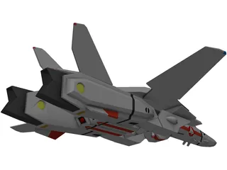 VF-1A 3D Model preview