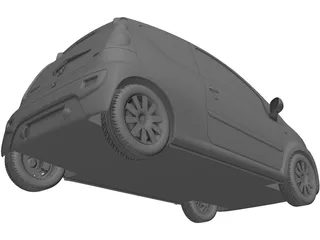 Peugeot 107 3D Model preview