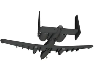 A-10 Warthog 3D Model preview
