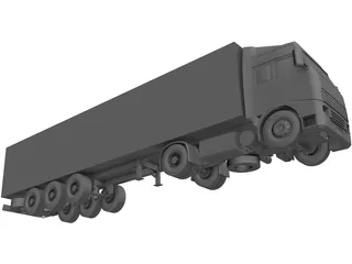 Volvo Remorque 3D Model preview