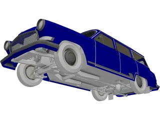 GAZ 22 (1965) 3D Model preview