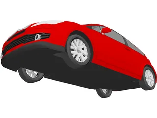 Citroen C4 2.0i VTR 3D Model preview