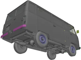UAZ 3741 3D Model preview