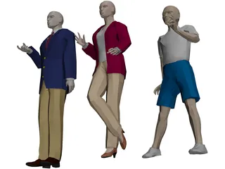 Family 3D Model preview