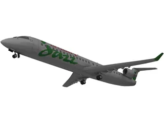 Bombardier CRJ-705 Air Canada Jazz 3D Model preview
