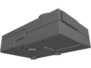 Canon Digital Ixus 2 Photo Camera 3D Model preview