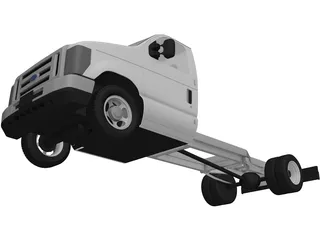 Ford Cutaway Van 3D Model preview