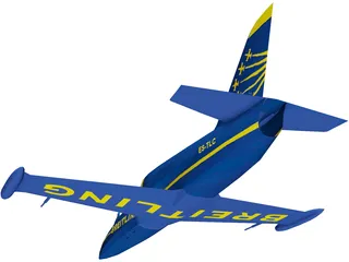 Aero L-39 Albatros Breitling 3D Model preview