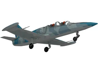 Aero L-39 Albatros Royal Thai 3D Model preview