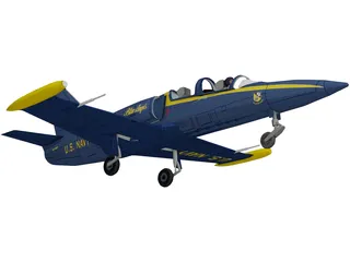 Aero L-39 Albatros US Navy 3D Model preview