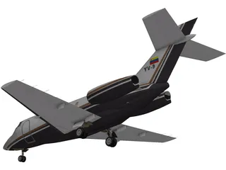 Hawker 850XP 3D Model preview