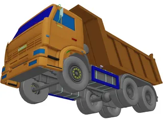 Kamaz 6520 3D Model preview