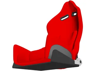 Seat Car 3D Model preview