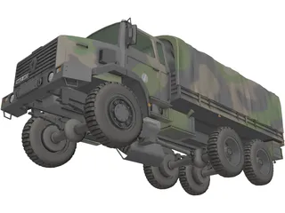 Renault GBC 180 Army Truck 3D Model preview