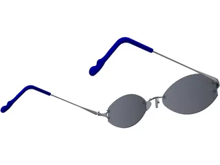 Glasses 3D Model preview