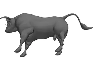 Bull 3D Model preview