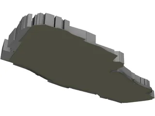 Pienza Italy 3D Model preview