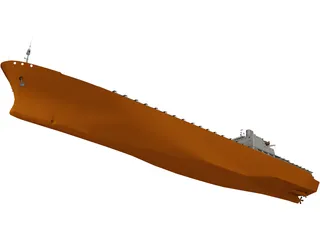 LNG Tanker 3D Model preview