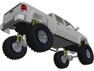 GMC Sierra [Lifted] 3D Model preview
