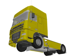 DAF XF 530 3D Model preview