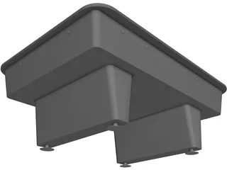 Pool Table 3D Model preview