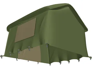 Camping Tent 3D Model preview