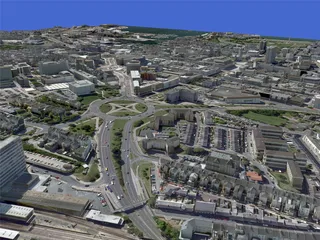Plymouth City (UK) 3D Model preview