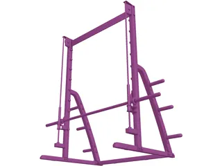 Simulator Rack 3D Model preview