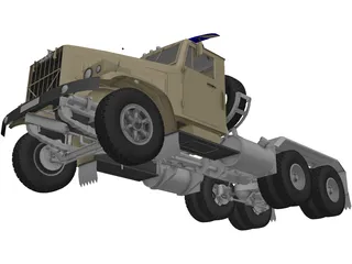 KrAZ 256 B1 3D Model preview