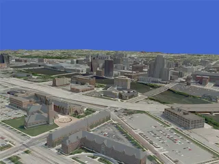 Grand Rapids City 3D Model preview
